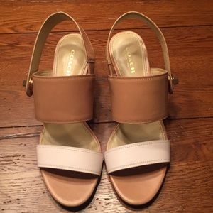 Coach sandals with heels